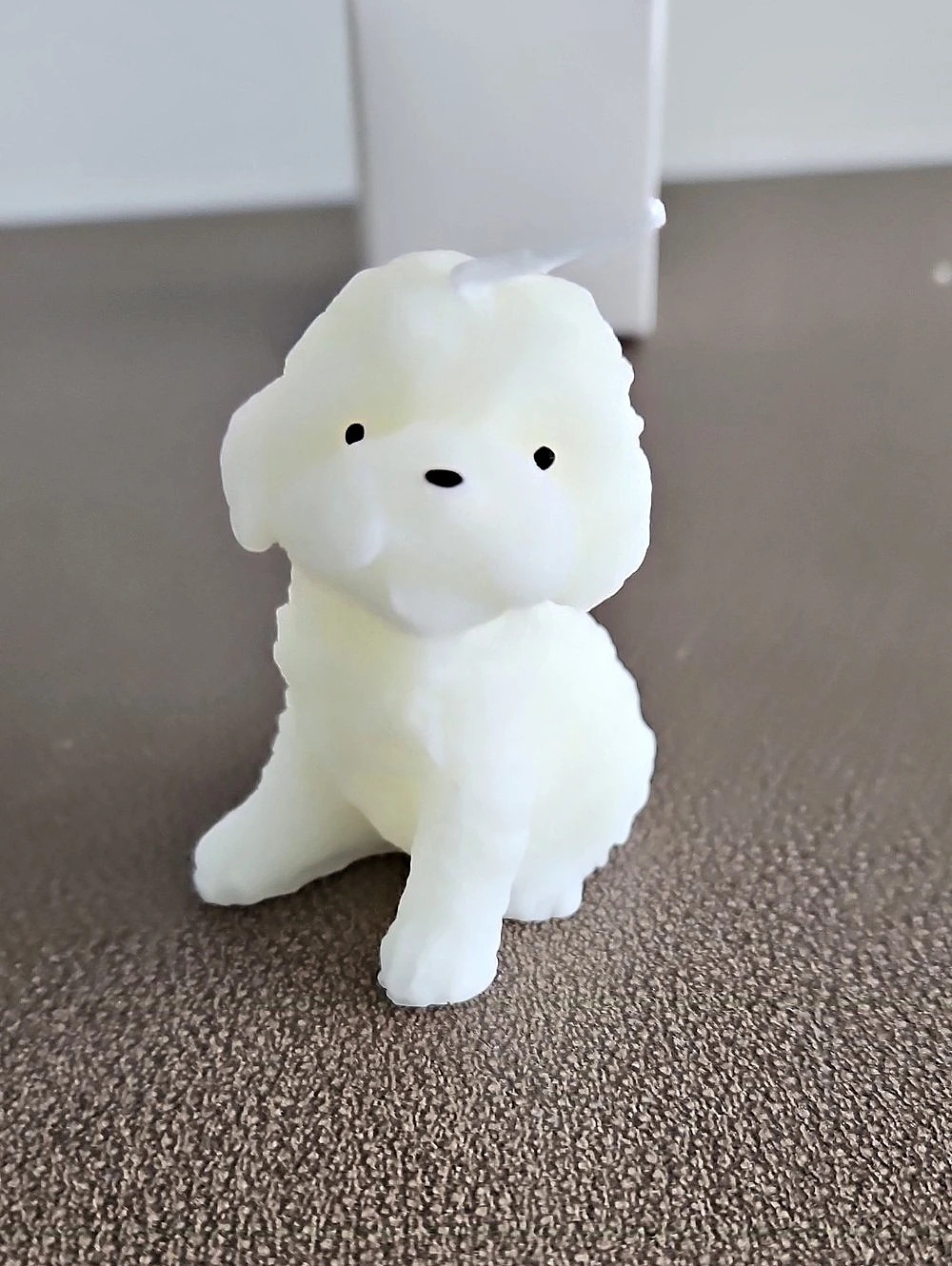 White Animal Candle. Like New